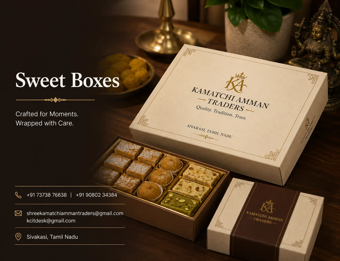 Hygienic and elegant sweet packaging boxes