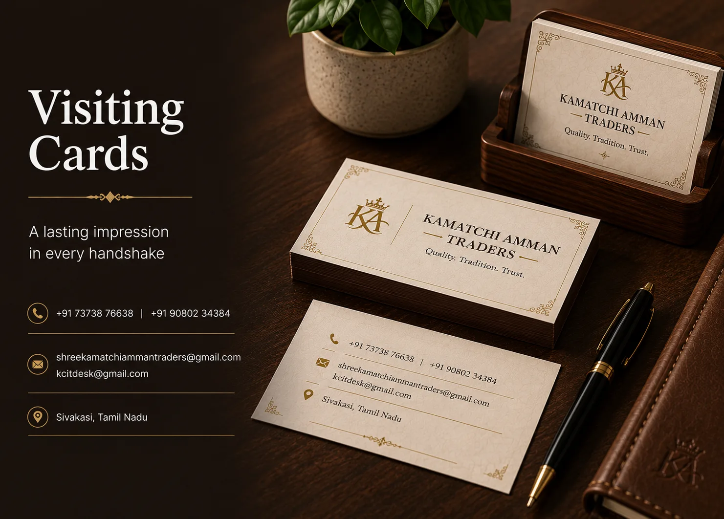 Premium custom business cards